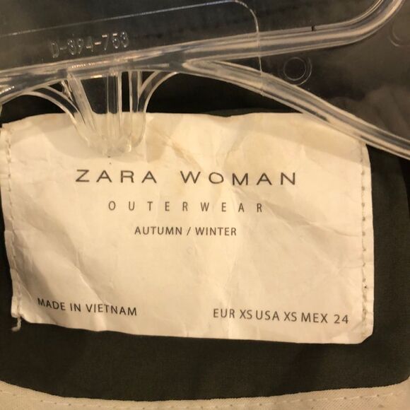 Zara woman army green trench - Picture 6 of 10